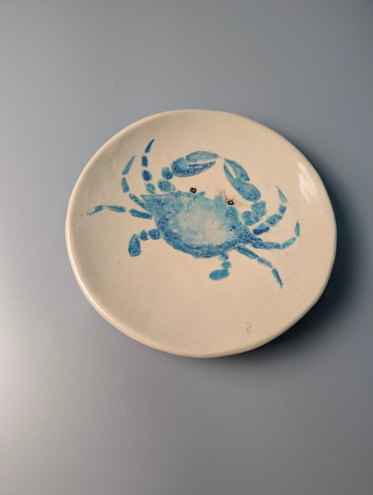 Vide-poche en grès — Crabe Bleu