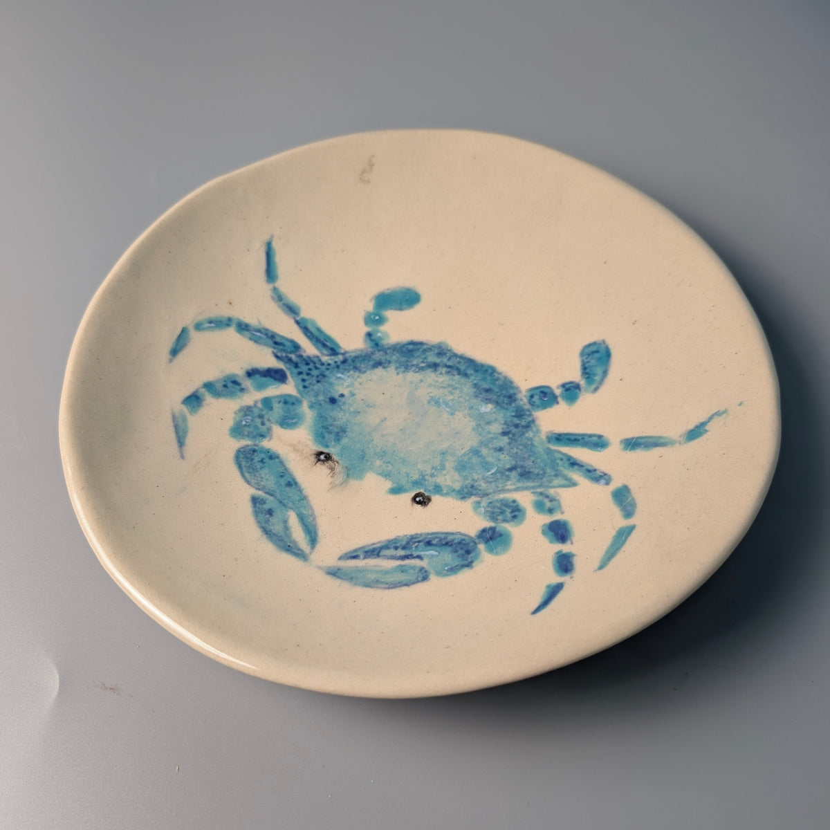 Vide-poche en grès — Crabe Bleu